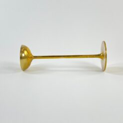 Žalvarinė žvakidė su perlamutriniu epoksido pagrindu 7,5×7,5×20 cm