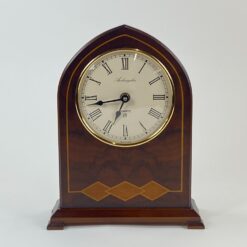 Stalinis elektroninis “Archangelus” laikrodis raudonmedžio rėme 10x26x33 cm