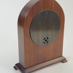 Stalinis elektroninis “Archangelus” laikrodis raudonmedžio rėme 10x26x33 cm