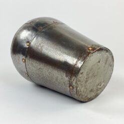 Dekoratyvinė vaza iš metalo ir žalvario su vario varžtais 16x16x23,5 cm