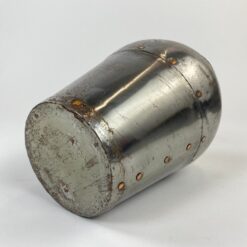 Dekoratyvinė vaza iš metalo ir žalvario su vario varžtais 16x16x23,5 cm