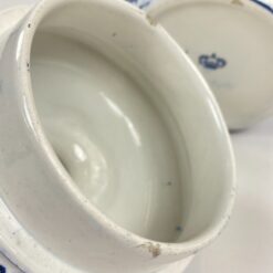 Keramikinis Franz Anton Mehlem indas su dangčiu 17x17x27 cm