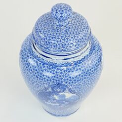 Keramikinis Franz Anton Mehlem indas su dangčiu 17x17x27 cm