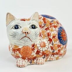 Rytietiška keramikinė katino statula 13x22x15 cm