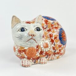 Rytietiška keramikinė katino statula 13x22x15 cm