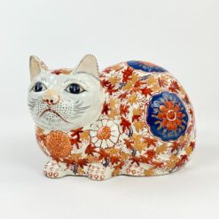 Rytietiška keramikinė katino statula 13x22x15 cm