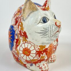 Rytietiška keramikinė katino statula 13x22x15 cm