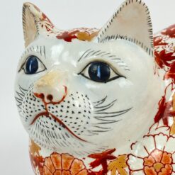 Rytietiška keramikinė katino statula 13x22x15 cm