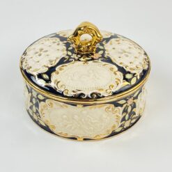 Porcelianinis Cesello Italy indas su dangčiu 16,5x16,5x12 cm