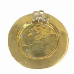 Žalvarinė lėkštutė 18,5x18x1,5 cm