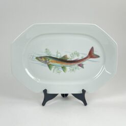 Porcelianinė Winterling serviravimo lėkštė su žuvies atvaizdu 23,5x35x3 cm