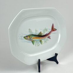 Porcelianinė Winterling serviravimo lėkštė su žuvies atvaizdu 23,5x35x3 cm