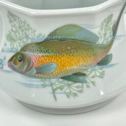 Porcelianinė “Winterling” padažinė su žuvies atvaizdais 12,5x16x8,5 cm