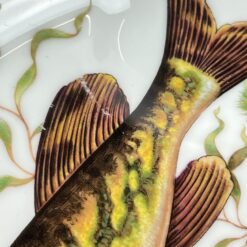 Veritable Porcelaine serviravimo lėkštė su žuvų atvaizdu 26,5×34,5×3,5 cm