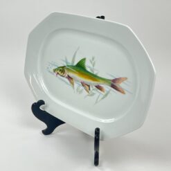 Porcelianinė Winterling serviravimo lėkštė su žuvies atvaizdu 19x29x2,5 cm