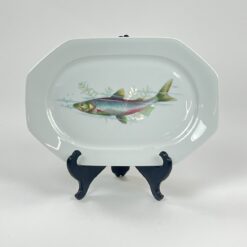 Porcelianinė Winterling serviravimo lėkštė su žuvies atvaizdu 19x29x2,5 cm