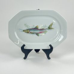Porcelianinė Winterling serviravimo lėkštė su žuvies atvaizdu 19x29x2,5 cm