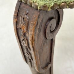 Ąžuolinis pufas su gobelenu restauracijai 38.5x58x47 cm