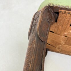 Ąžuolinis pufas su gobelenu restauracijai 38.5x58x47 cm