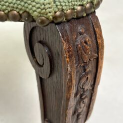 Ąžuolinis pufas su gobelenu restauracijai 38.5x58x47 cm