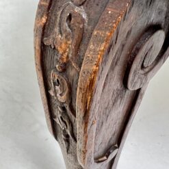 Ąžuolinis pufas su gobelenu restauracijai 38.5x58x47 cm