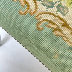 Ąžuolinis pufas su gobelenu restauracijai 38.5x58x47 cm