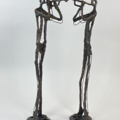 Statula iš metalo “Trimitininkas” 23x14x64 cm