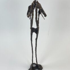 Statula iš metalo “Trimitininkas” 23x14x64 cm