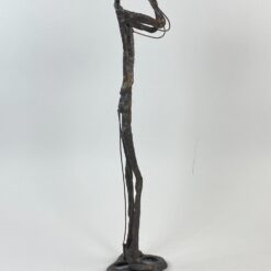 Statula iš metalo “Trimitininkas” 23x14x64 cm