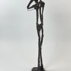 Statula iš metalo “Trimitininkas” 23x14x64 cm