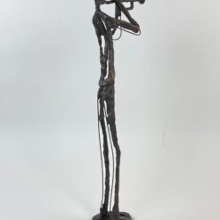 Statula iš metalo “Trimitininkas” 23x14x64 cm