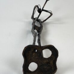 Statula iš metalo “Trimitininkas” 23x14x64 cm