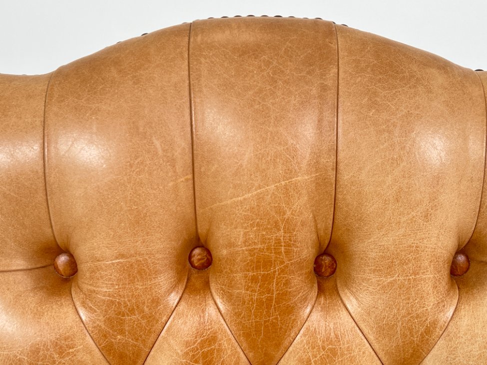 HL0168-kedes-13 Raudonmedžio rėmo darbo krėslas su oda 77x77x113 cm, 56 cm