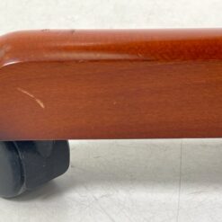 Raudonmedžio rėmo darbo krėslas su oda 77x77x113 cm, 56 cm