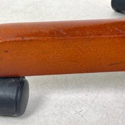 Raudonmedžio rėmo darbo krėslas su oda 77x77x113 cm, 56 cm