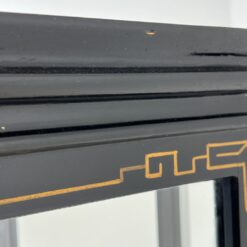 Rytietiška šešiakampė vitrina 70x61x177 cm