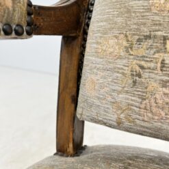 Ąžuolinis krėslas su gobelenu 75×62,5×115 cm, 42 cm