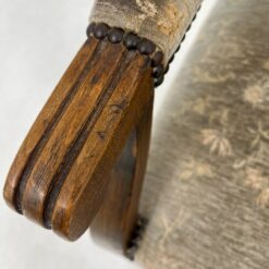 Ąžuolinis krėslas su gobelenu 75×62,5×115 cm, 42 cm