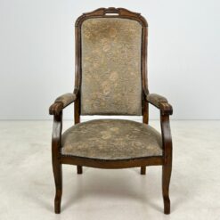 Ąžuolinis krėslas su gobelenu 75×62,5×115 cm, 42 cm