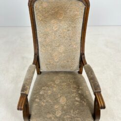 Ąžuolinis krėslas su gobelenu 75×62,5×115 cm, 42 cm