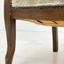 Ąžuolinis krėslas su gobelenu 75×62,5×115 cm, 42 cm