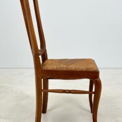 Ąžuolo kėdės su šiaudų sėdimosiomis 2 vnt. komplektas 53x46x98 cm, 45 cm