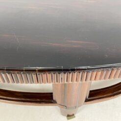 Art deco riešutmedžio valgomojo stalas 125,5x212x74 cm