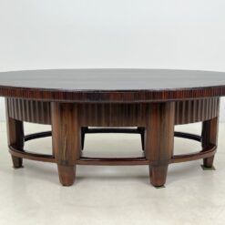 Art deco riešutmedžio valgomojo stalas 125,5x212x74 cm