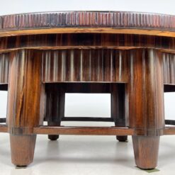 Art deco riešutmedžio valgomojo stalas 125,5x212x74 cm