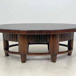 Art deco riešutmedžio valgomojo stalas 125,5x212x74 cm