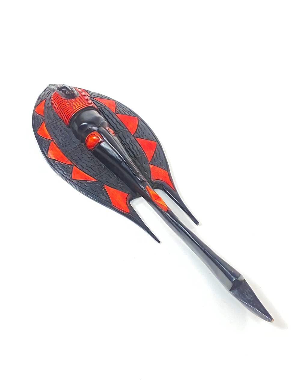 HN1007-interjero-ir-apdailos-detales-3 Kabinama medinė afrikietiška kaukė 6x21x69 cm