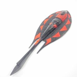 Kabinama medinė afrikietiška kaukė 6x21x69 cm