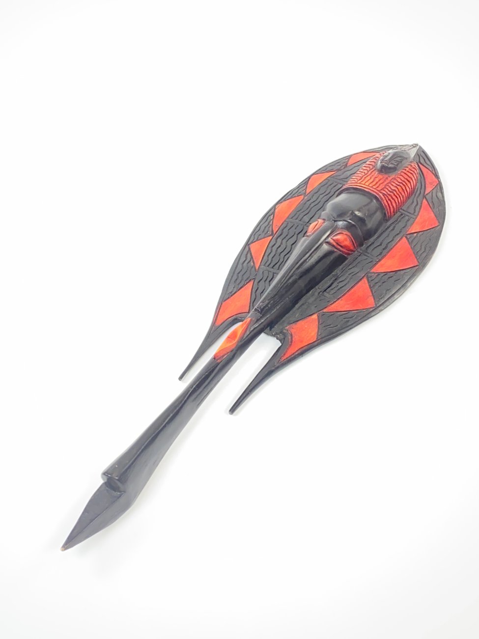 HN1007-interjero-ir-apdailos-detales-4 Kabinama medinė afrikietiška kaukė 6x21x69 cm