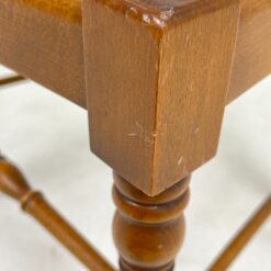 Riešutmedžio kėdė su pinta šiaudine sėdimąja dalimi 46x46x93 cm, 44 cm